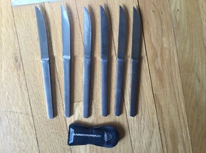 Arthur Salm Design AS Edelstahl Österreich Steakmesser 6er Set Korundstein - Bild 1 von 2