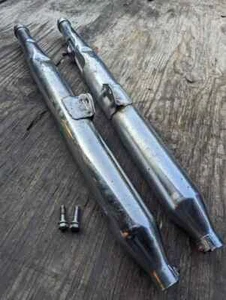 1970 YAMAHA DS6 250 OEM EXHAUST MUFFLER PIPE - Picture 1 of 13