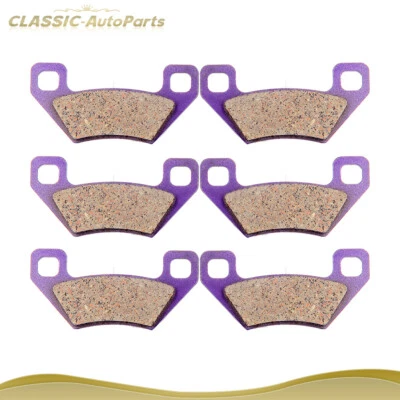 Pastillas de freno delanteras y traseras de fibra de carbono para KYMCO 2008-2012 4x4 IRS MXU 375 Foto 1 de 4