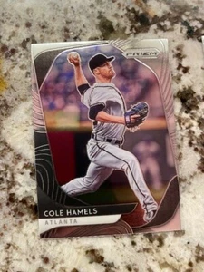 Tarjeta base Panini Prism Prizm 2020 Atlanta Braves Cole Hamels #38 - Imagen 1 de 1