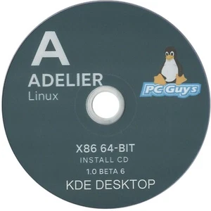 Adelier Linux 1.0 Beta 6 (X86 64-bit) KDE / LXQt / XFCE / MATE / Server 64-bit - Picture 1 of 6