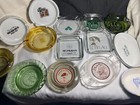 14 Rare & Vintage Hotel & Restaurant Ashtrays 