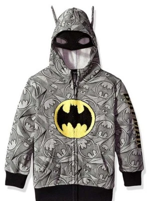 Batman Niños DC Comics Cremallera Completa Licencia Disfraz Sudadera con Capucha con Ma$k Talla 5/6 Nuevo con Etiquetas $42 Foto 1 de 3