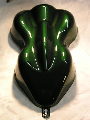 1 Liter Effektlack Candy dark green Kompl. SET sprf. Flip Flop Lack GP 27€/L. - Bild 1 von 3