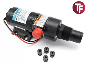 Jabsco 18590-2092 Macerator Pump Black Water Tank Waste 3/8"Port 43 LPM 12v - Picture 1 of 16