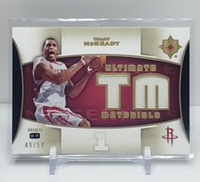 2007-08 Upper Deck Ultimate Collection Tracy McGrady Dual Jersey Relic /50
