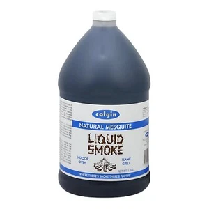 Colgin Liquid Smoke Mesquite 128 flüssige Unzen Vegan Glutenfrei BBQ Geschmacksverstärker - Bild 1 von 5