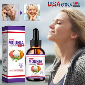 Mounja Burn Dietary Supplement Drops for Weight Loss, Fat Burning Liquid 60ml US - Picture 1 of 14