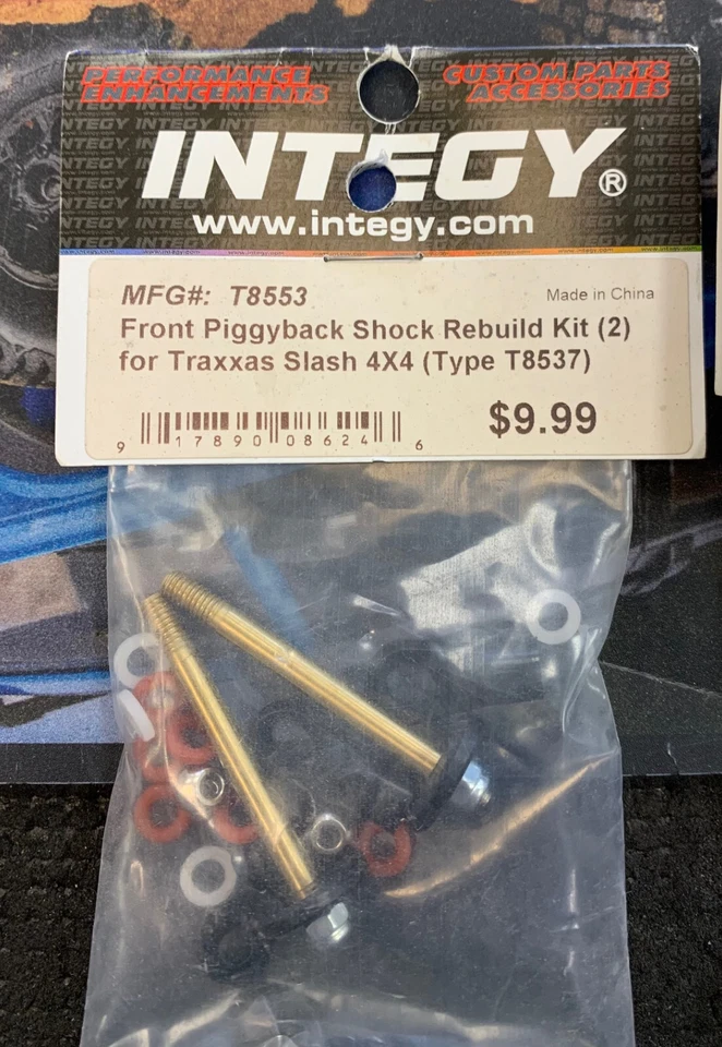Integy RC Part#T8553 Front Piggyback Shock Rebuild Kit ,Type T8537 - Image 1 of 1