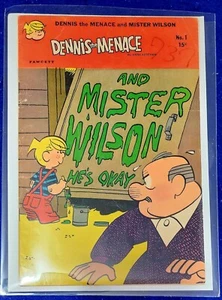 DENNIS the MENACE and Mr. WILSON #1 FAWCETT COMICS-1969 - Picture 1 of 3