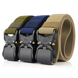 Cintura uomo rigger tattico addestramento militare nylon resistente sgancio rapido - Foto 1 di 17