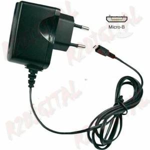 CARICATORE UNIVERSALE 5V 1A RETE CASA MICRO USB ALIMENTATORE SMARTPHONE PARETE - Foto 1 di 4
