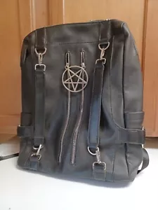 Killstar Speak of the Devil School College Tartan Goth Punk Backpack KSRA003991 - Picture 1 of 5
