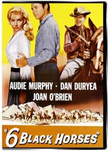 Six Black Horses 1961 Audie Murphy, Dan Duryea, Joan O'Brien - Picture 1 of 12