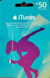 50€ Euro iTunes Karte Gutschein Gutscheincode Geschenk - Bild 1 von 2