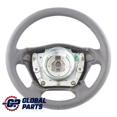 Mercedes ML W163 NEW Black Leather Steering Wheel Black Threads A1634600603 - Image 1 of 4
