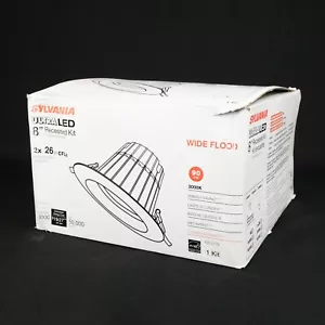 Sylvania - LED/RT8/3000/930 Ultra LED 8" Wide Flood Recessed Down Light Kit - Picture 1 of 12