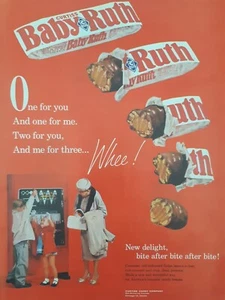 Life Magazine 1961 vintage Baby Ruth print ad, Whee! - Picture 1 of 1