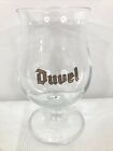 Duvel 16 Oz Belgian Beer Glass Short Stem Tulip Glass HTF Barware EUC