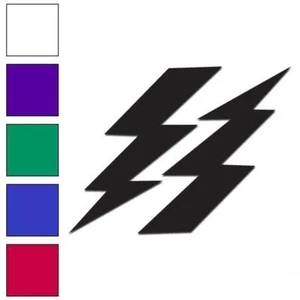 Lightning Bolts, Vinyl Decal Sticker, Multiple Colors & Sizes #6138 - Picture 1 of 21