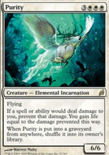 MTG-1x-Light Play, English-Purity - Foil-Lorwyn