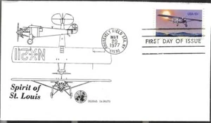 FDC SC#1710 50th Anniversary of Lindbergh NY - Paris Flight 1st Global Cachet - Picture 1 of 1