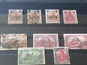 Germania Stamps Selection Mint Used