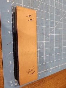 Stampo regola acciaio vintage per tipografia 7,25" X 2" .918 ALTEZZA REGOLA - Foto 1 di 3