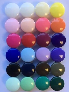 Small Tiny Shank Buttons Crafts 8mm / 13L Colour Choice & Pack Sizes - Picture 1 of 6