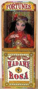 "Madame Rosa, Fortune Teller & Booth" Cloth Doll PATTERN by Arley Berryhill - Picture 1 of 3