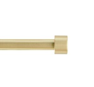 Mainstays 3/4" Gold End Cap, Single Curtain Rod, 30-84", Gold 