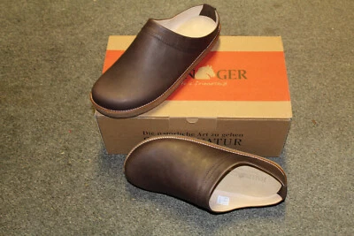 Haflinger Bio-Clogs Travel-Clog classic dunkelbraun Größe 43 - Bild 1 von 4