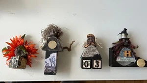 4 handgefertigte Gottheiten von Nancy Denommee 2013 faszinierend. - Bild 1 von 6
