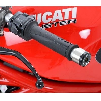Barra deslizante extremo R&G negro (empuñaduras cortadas) Ducati 1098S 2007 - 2009 Foto 1 de 4