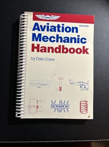 AVIATION MECHANIC HANDBOOK by DALE CRANE ASA-M-HB1 (1992) Free Shipping - Picture 1 of 4