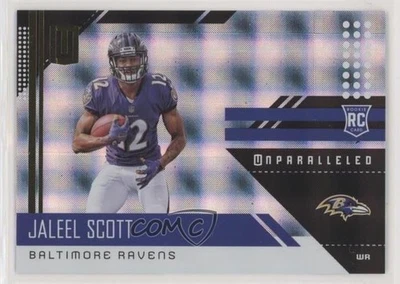 2018 Panini Unparalleled Rookie Superplaid /150 Jaleel Scott #262 Rookie RC - Image 1 of 2