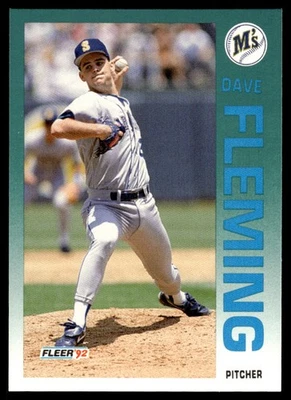 1992 Fleer Update Dave Fleming Seattle Mariners #U-55 - Image 1 of 2