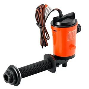 Livewell Pumpe für Boot 12V 800 GPH 90° Livewell Belüfterpumpe Baitwellpumpe - Bild 1 von 2