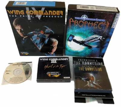Wing Commander 4-5 PC Version mit Big Box+Teile 2-3+Privateer 2 ohne Big Box - Bild 1 von 4