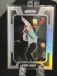 MICK JAGGER---SILVER PRIZM---2025 PANINI PRIZM-#50-ROLLING STONES--FREE SHIPPING - Picture 1 of 2