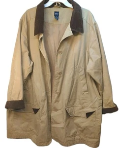 De Colección Abrigo Chaqueta Mujer Tareas de Granero 3X Marrón Forro Acolchado Cuello Pana Occidental - Imagen 1 de 23