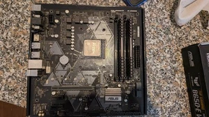 Blocco Ryzen 5 5600x b450-m Asus 16gb Ddr4 3000mhz Corsair - Photo 1/3
