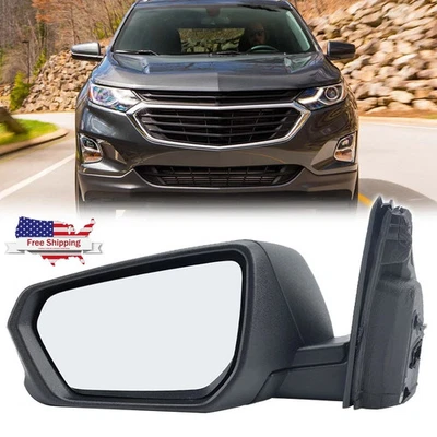 Black Heated Mirror 5 Pin for Chevy Equinox GMC Terrain 2018-2022 Driver LH Side - Image 1 of 4