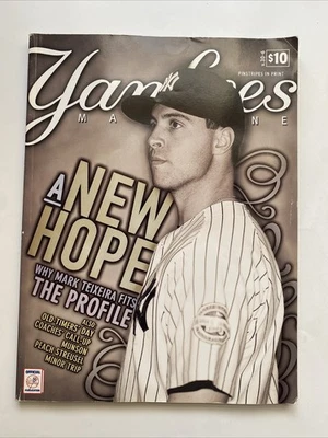 MARK TEIXEIRA 2009 New York Yankees Baseball Souvenir Program Magazine WS Champs - Image 1 of 2