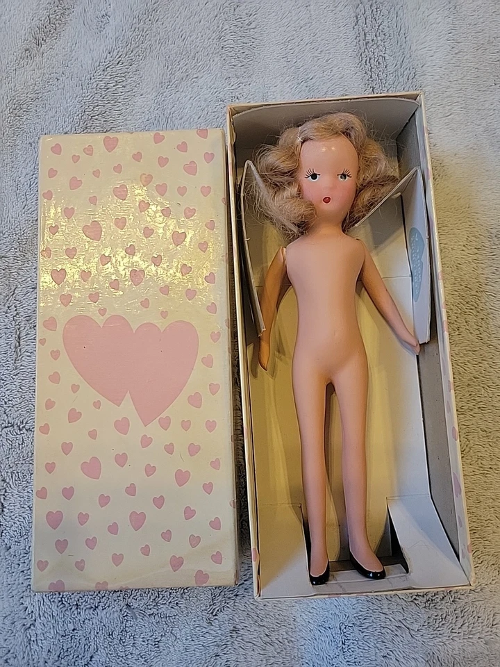 Винтажная кукла Kerr & Hinz модель A на шарнирах 7 дюймов, в оригинальной коробке - Изображение 1 из 4