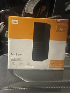 NEW!!! Western Digital My Book 4TB WDBBGB0040HBK-NESN Desktop Storage HDD - Picture 1 of 2