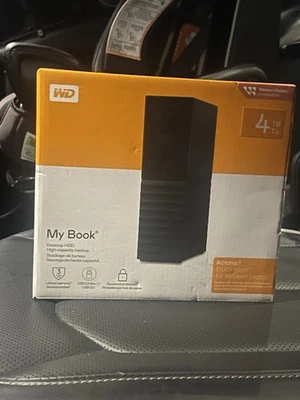 NEW!!! Western Digital My Book 4TB WDBBGB0040HBK-NESN Desktop Storage HDD - Image 1 of 2