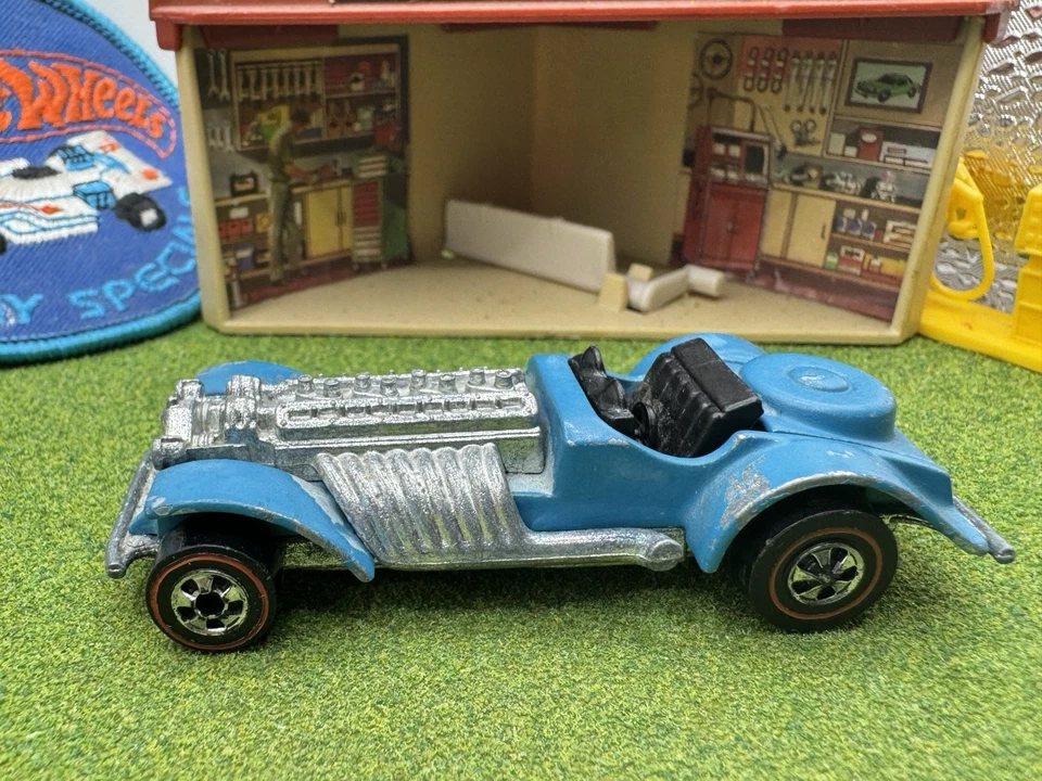 1973 Hot Wheels Redline Sweet 16 Enamel Light Blue Shell Promotion Redlines HK - Image 1 of 4