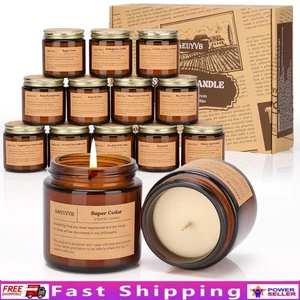 12er Pack Soja Aromatherapie Kerzen Naturdüfte Langanhaltend Entspannung Geschenkset - Bild 1 von 8