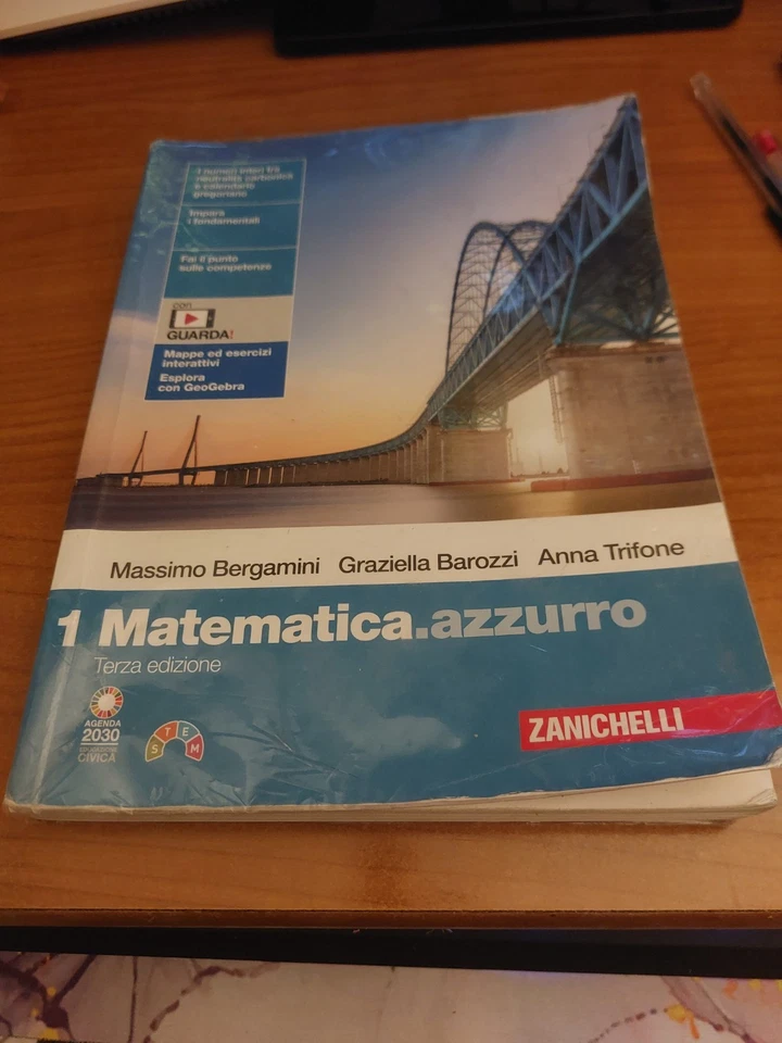 Matematica Azzurro Terza Edizione Volume 1 - Immagine 1 di 4